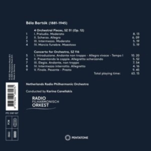 Bartok Bela - Concerto For Orchestra i gruppen Externt_Lager / Naxoslager hos Bengans Skivbutik AB (4242379)