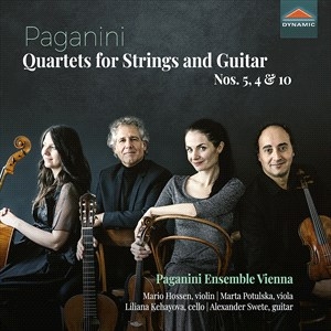 Paganini Niccolo - Quartets For Strings & Guitar, Vol. i gruppen Externt_Lager / Naxoslager hos Bengans Skivbutik AB (4242384)