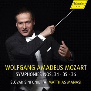 Mozart Wolfgang Amadeus - Symphonies Nos. 34, 35 & 36 i gruppen Externt_Lager / Naxoslager hos Bengans Skivbutik AB (4242394)