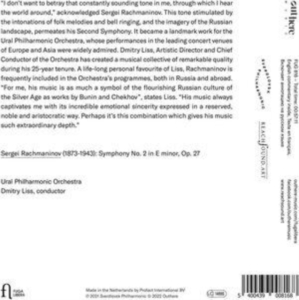 Rachmaninoff Sergei - Symphony No. 2 i gruppen Externt_Lager / Naxoslager hos Bengans Skivbutik AB (4242401)