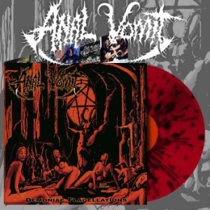 Anal Vomit - Demoniac Flagellations (Red Splatte i gruppen VINYL / Hårdrock/ Heavy metal hos Bengans Skivbutik AB (4242629)