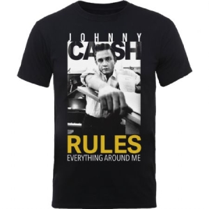 Johnny Cash - Unisex T-Shirt: Rules Everything i gruppen ÖVRIGT / Merchandise hos Bengans Skivbutik AB (4243547r)
