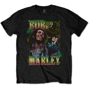 Bob Marley - Roots, Rock, Reggae Homage Uni Bl    i gruppen MERCHANDISE / T-shirt / Reggae hos Bengans Skivbutik AB (4243553r)