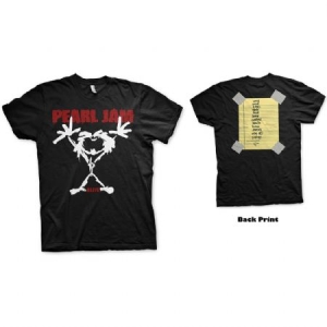 Pearl Jam - Unisex T-Shirt: Stickman (Back Print) i gruppen ÖVRIGT / MK Test 5 hos Bengans Skivbutik AB (4243657r)