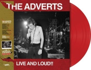 Adverts The - Live & Loud (Coloured Vinyl Lp) i gruppen VINYL / Hårdrock/ Heavy metal hos Bengans Skivbutik AB (4244923)