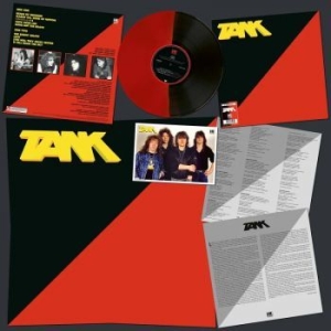 Tank - Tank (Black/Red Vinyl Lp) i gruppen VINYL / Hårdrock/ Heavy metal hos Bengans Skivbutik AB (4245242)