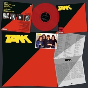 Tank - Tank (Red Vinyl Lp) i gruppen VINYL / Hårdrock/ Heavy metal hos Bengans Skivbutik AB (4245243)
