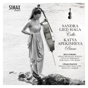 Haga Sandra Lied Apekisheva Katy - Strohl/Franck: Sonatas For Cello An i gruppen Externt_Lager / Naxoslager hos Bengans Skivbutik AB (4245631)