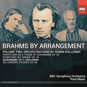 Brahms Johannes Schumann Robert - Brahms By Arrangement, Vol. 2 - Orc i gruppen Externt_Lager / Naxoslager hos Bengans Skivbutik AB (4248688)