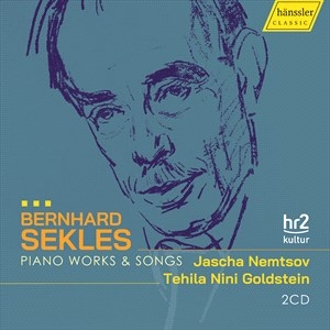 Sekles Bernhard - Piano Works & Songs i gruppen Externt_Lager / Naxoslager hos Bengans Skivbutik AB (4248753)