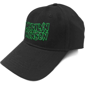 Marilyn Manson - Logo Bl Baseball C i gruppen MERCHANDISE / Keps / Hårdrock hos Bengans Skivbutik AB (4249944)