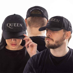 Queen - Sonic Silver Logo Bl Baseball C i gruppen MERCHANDISE / Keps / Pop-Rock hos Bengans Skivbutik AB (4249945)