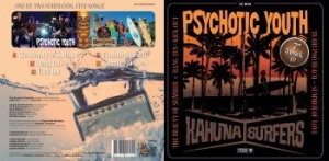 Psychotic Youth / Kahuna Surfers - Surf Split Ep i gruppen VINYL / Rock hos Bengans Skivbutik AB (4251379)