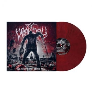 Vomitory - All Heads Are Gonna Roll (Red Marbl i gruppen VINYL / Hårdrock/ Heavy metal hos Bengans Skivbutik AB (4254426)