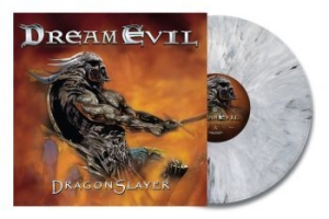Dream Evil - Dragonslayer (White/Black Marble Vi i gruppen VINYL / Hårdrock hos Bengans Skivbutik AB (4255497)