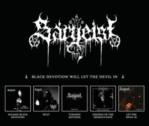 Sargeist - Black Devotion Will Let The Devil I i gruppen CD / Hårdrock/ Heavy metal hos Bengans Skivbutik AB (4256063)