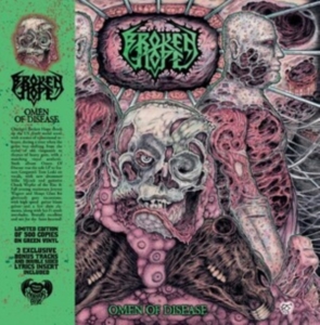 Broken Hope - Omen Of Disease (Green Vinyl) i gruppen VINYL / Hårdrock hos Bengans Skivbutik AB (4256829)