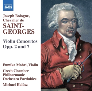 Saint-Georges J B C De - Violin Concertos, Opp. 2 & 7 i gruppen Externt_Lager / Naxoslager hos Bengans Skivbutik AB (4258200)