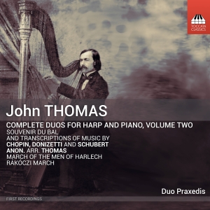 Thomas John - Complete Duos For Harp & Piano, Vol i gruppen Externt_Lager / Naxoslager hos Bengans Skivbutik AB (4258203)
