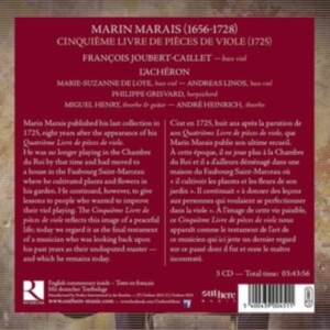 Marais Marin - Cinquieme Livre De Pieces De Viole i gruppen Externt_Lager / Naxoslager hos Bengans Skivbutik AB (4258223)