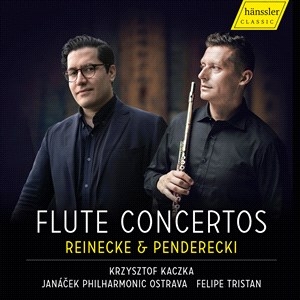 Reinecke / Penderecki - Flute Concertos i gruppen Externt_Lager / Naxoslager hos Bengans Skivbutik AB (4258450)
