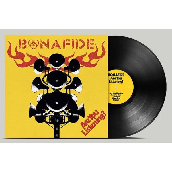 Bonafide - Are You Listening? (Black Vinyl) i gruppen VINYL / Hårdrock/ Heavy metal hos Bengans Skivbutik AB (4258490)