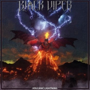Black Viper - Volcanic Lightning (Blue Vinyl Lp) i gruppen VINYL / Hårdrock/ Heavy metal hos Bengans Skivbutik AB (4260557)