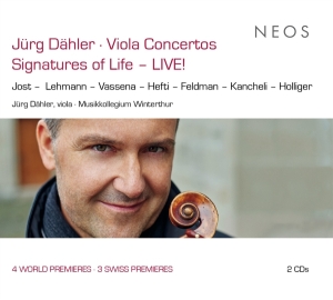 Dähler Jörg / Musikkollegium Winterthur - Viola Concertos: Signatures Of Life - Li i gruppen CD / Klassiskt,Övrigt hos Bengans Skivbutik AB (4263530)