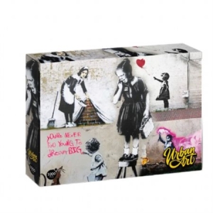 Banksy - Banksy Girl On A Stool (1000Pc) Puzzle i gruppen MERCHANDISE / Pussel / Övrigt hos Bengans Skivbutik AB (4264581)