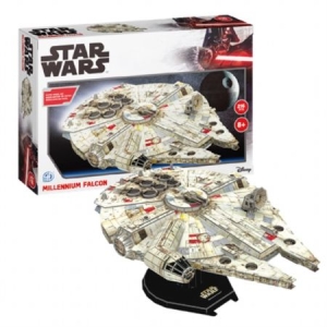 STAR WARS - Star Wars Millennium Falcon (216Pc) 3D Jigsaw Puzzle i gruppen ÖVRIGT / Merchandise hos Bengans Skivbutik AB (4264584)