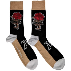 Tupac - Rose Uni Bl Socks (Eu 40-45) i gruppen MERCHANDISE /  /  hos Bengans Skivbutik AB (4267736)