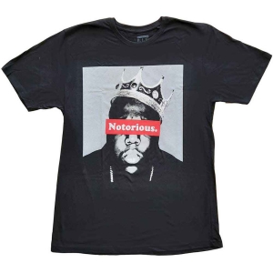 Biggie Smalls - Notorious Uni Bl    i gruppen MERCHANDISE / T-shirt / Hip Hop-Rap hos Bengans Skivbutik AB (4267768r)