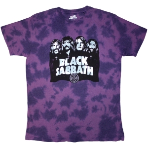 Black Sabbath - Band & Logo Uni Purp Dip-Dye    i gruppen MERCHANDISE / T-shirt / Hårdrock hos Bengans Skivbutik AB (4267797r)