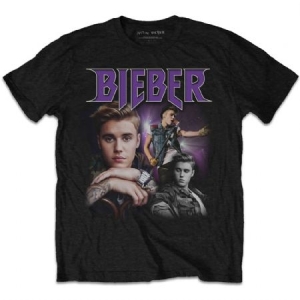 Justin Bieber - Unisex T-Shirt: JB Homage i gruppen VI TIPSAR / Tips Tröjor hos Bengans Skivbutik AB (4267887r)