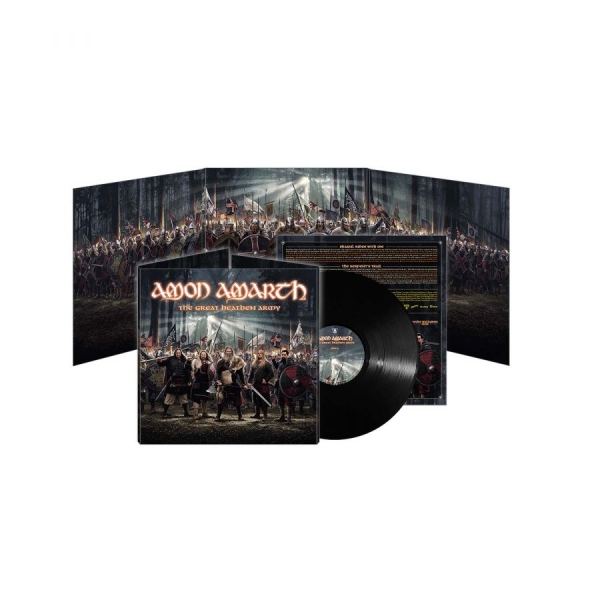 Amon Amarth - Great Heathen Army (Black Vinyl) i gruppen VINYL / Hårdrock,Svensk Musik hos Bengans Skivbutik AB (4270731)