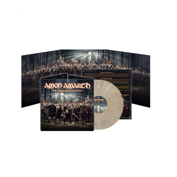 Amon Amarth - Great Heathen Army (White Marble Vi i gruppen VINYL / Toppsäljare hos Bengans Skivbutik AB (4270737)