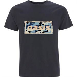 Oasis - Unisex T-Shirt: Camo Logo i gruppen VI TIPSAR / Bengans Personal Tipsar / Erikas gameday hos Bengans Skivbutik AB (4271643r)