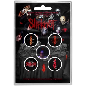 Slipknot - Button Badge Pack: We Are Not Your Kind (Retail Pack) i gruppen ÖVRIGT / MK Test 1 hos Bengans Skivbutik AB (4271729)
