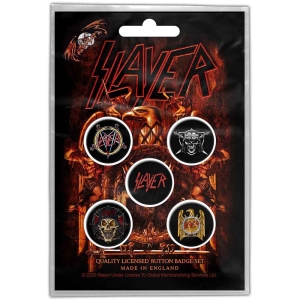 Slayer - Eagle Button Badge Pack i gruppen MERCHANDISE / Accessoarer / Hårdrock hos Bengans Skivbutik AB (4271732)