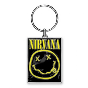 Nirvana - Keychain: Smiley (Die-cast Relief) i gruppen CDON - Exporterade Artiklar_Manuellt / Merch_CDON_exporterade hos Bengans Skivbutik AB (4271745)