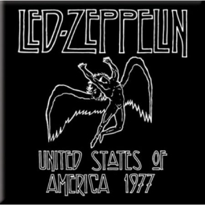 Led Zeppelin - Fridge Magnet: 1977 USA Tour i gruppen ÖVRIGT / Merchandise hos Bengans Skivbutik AB (4271746)