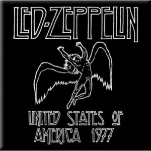 Led Zeppelin - Fridge Magnet: 1977 USA Tour i gruppen MERCHANDISE / Magnet / Pop-Rock hos Bengans Skivbutik AB (4271746)