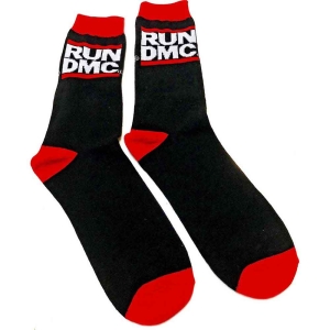 Run Dmc - Logo Uni Bl Socks (Eu 40-45) i gruppen MERCHANDISE / Merch / Hip Hop-Rap hos Bengans Skivbutik AB (4271753)