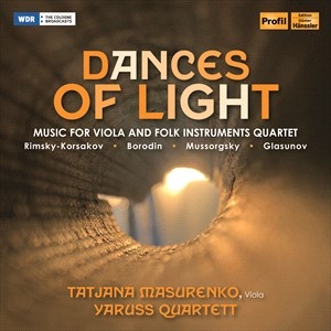Masurenko Tatjana Yaruss Quartett - Dances Of Light i gruppen Externt_Lager / Naxoslager hos Bengans Skivbutik AB (4275369)