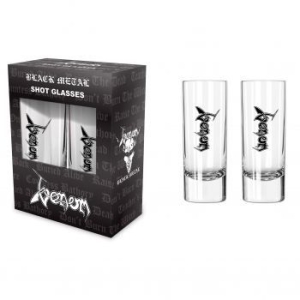 Venom - Black Metal  (Shot Glass) i gruppen MERCHANDISE / Merch / Hårdrock hos Bengans Skivbutik AB (4278374)