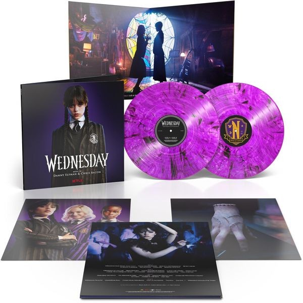 Elfman Danny & Chris Bacon - Wednesday (Purple Vinyl) i gruppen VINYL / Pop hos Bengans Skivbutik AB (4279559)