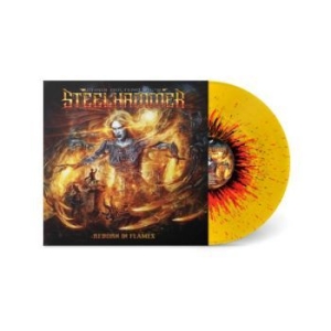 Chris Bohltendahl's Steelhammer - Reborn In Flames (Splatter Vinyl Lp i gruppen VINYL / Hårdrock/ Heavy metal hos Bengans Skivbutik AB (4280205)