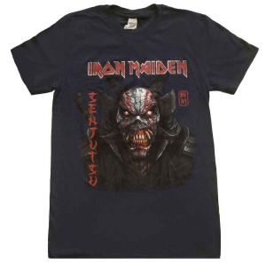 Iron Maiden - Senjutsu Back Cover Vertical Logo Uni Na i gruppen MERCHANDISE / T-shirt / Hårdrock hos Bengans Skivbutik AB (4280229r)