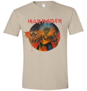 Iron Maiden - Iron Maiden T-Shirt Head (Beige) i gruppen Minishops / Iron Maiden hos Bengans Skivbutik AB (4280400)