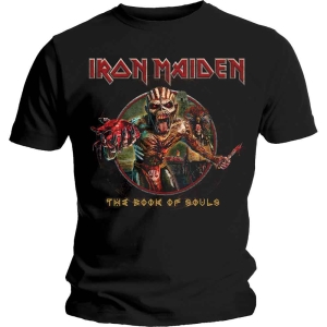 Iron Maiden - Book Of Souls Eddie Circle Uni Bl    i gruppen MERCHANDISE / T-shirt / Nyheter / Hårdrock hos Bengans Skivbutik AB (4281613r)
